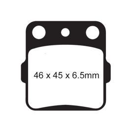 PLAQUETTES DE FREIN - SÉRIE R - FA843R ARRIÈRE