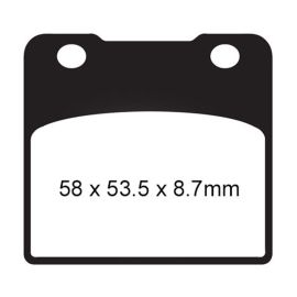 PLAQUETTES DE FREIN - SÉRIE V - FA103V AVANT/ARRIÈRE