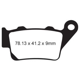 PLAQUETTES DE FREIN - KEVLAR/CARBONE - (FA208X)