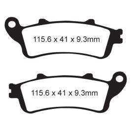 PLAQUETTES DE FREIN - SÉRIE HH - SFA281HH AVANT
