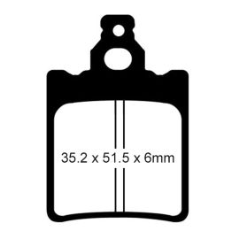 PLAQUETTES DE FREIN - SÉRIE X - FA337X ARRIÈRE