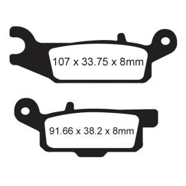 PLAQUETTES DE FREIN - SÉRIE R - FA444R