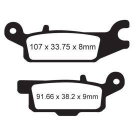 PLAQUETTES DE FREIN - SÉRIE FA - FA445R