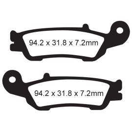 PLAQUETTES DE FREIN - SÉRIE MXS - FA450MXS AVANT