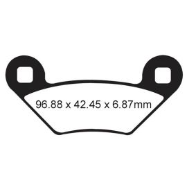 PLAQUETTES DE FREIN - SÉRIE R - FA475R