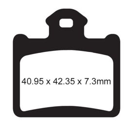 PLAQUETTES DE FREIN - SÉRIE X - FA602X ARRIÈRE