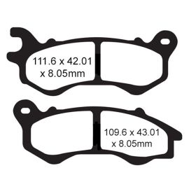 PLAQUETTES DE FREIN - SÉRIE HH - FA603HH AVANT