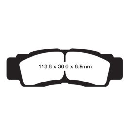 PLAQUETTES DE FREIN - SÉRIE X - FA676X