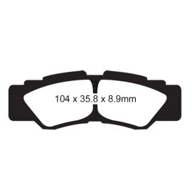 PLAQUETTES DE FREIN - SÉRIE  HH - SXR677HH