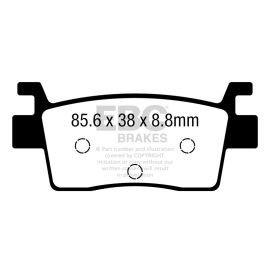 PLAQUETTES DE FREIN - SÉRIE  R - FA739R
