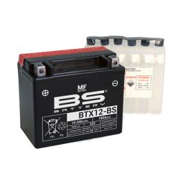 BS Batterie BTX12-BS MF Sans Maintenance | 10 Ah | 180 CCA | 12 V