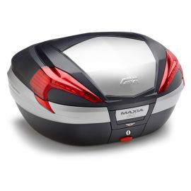 Givi Valise du Haut V56 Maxia 4 avec Couvercle en Aluminium | Noir
