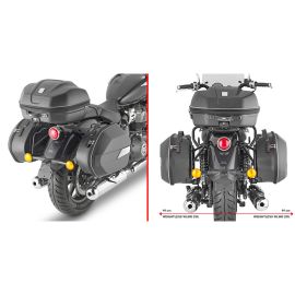 SUPPORTS LATERAUX SUPER METEOR 650
