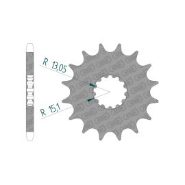 ROUE D'ENGRENAGE 525P 17T