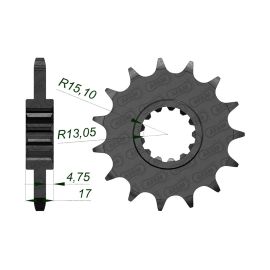 ROUE D'ENGRENAGE 525P