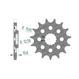 ROUE D'ENGRENAGE 525P 15T