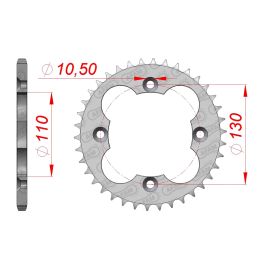 ROUE D'ENGRENAGE AR. 520P 38T