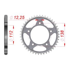 ROUE D'ENGRENAGE AR. 525P