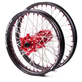 ROUE MX COMPLÈTE ARRIÈRE HONDA ROUGE/NOIR MAT/ROUGE