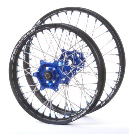 ROUE MX COMPLÈTE ARRIÈRE YAMAHA BLEU/NOIR MAT/BLEU