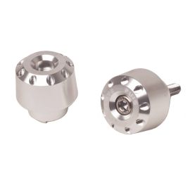 EMBOUT DE GUIDON COURT (YAMAHA) ARGENT