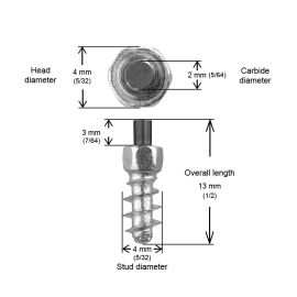 ST - CRAMPONS STANDARD (11MM)