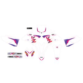 ENSEMBLE GRAPHIQUE ''YZ RETRO 93'' POUR YAMAHA 