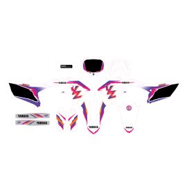 ENSEMBLE GRAPHIQUE ''YZ RETRO 93'' POUR YAMAHA 