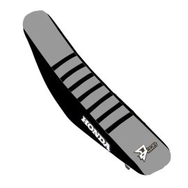 COUVRE-SIÈGE HONDA CRF250-450 NOIR/GRIS/NEVURES NOIRES