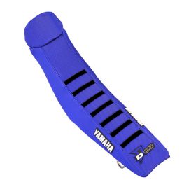COUVRE-SIÈGE YAMAHA YZF250-450 BLEU/NEVURES NOIRES