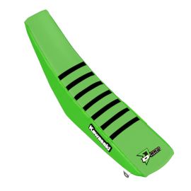 COUVRE-SIÈGE KAWASAKI KX250-455 VERT/NEVURES NOIRES
