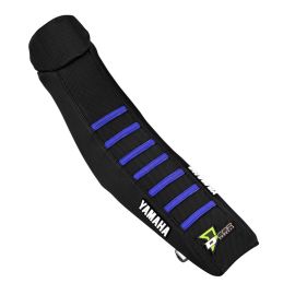 COUVRE-SIÈGE YAMAHA YZF250-450 NOIR/NEVURES BLEUES