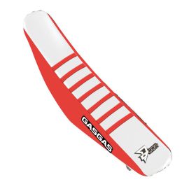 COUVRE-SIÈGE GASGASMC 125-450 ROUGE/BLANC/NEVURES ROUGES