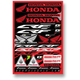 FEUILLE D'AUTOCOLLANTS MX FACTORY HONDA CRF 1