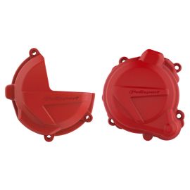 ENSEMBLE PROTECTION DE CARTER D'EMBRAYAGE ET D'ALLUMAGE BETA (ROUGE)