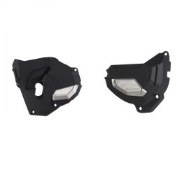 ENSEMBLE PROTÈGE COUVERT D,EMBRAYAGE ET ALTERNATEUR HONDA NOIR