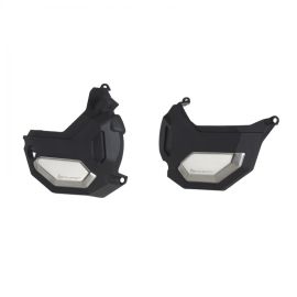 ENSEMBLE PROTÈGE COUVERT D,EMBRAYAGE ET ALTERNATEUR HONDA NOIR