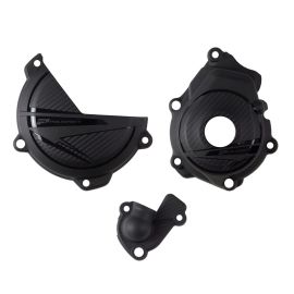 ENSEMBLE DE PROTECTION DES COUVERCLES DE MOTEUR KTM (NOIR)