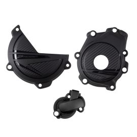 ENSEMBLE DE PROTECTION DES COUVERCLES DE MOTEUR KTM (NOIR)