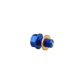 BOUCHON DE VIDANGE D'HUILE MAGNÉTIQUE (YAMAHA) - BLEU