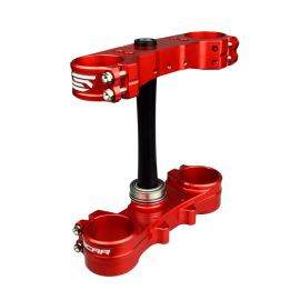 TÉ DE FOURCHE (HONDA) DÉPORT 22MM ROUGE