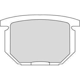 PLAQUETTES DE FREIN SERIE - PLATINUM - (FA65) AVANT