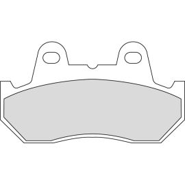 PLAQUETTES DE FREIN SERIE - PLATINUM - (FA692) AVANT