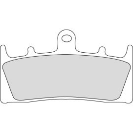 PLAQUETTES DE FREIN SERIE - PLATINUM - (FA188) AVANT