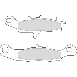 PLAQUETTES DE FREIN SERIE - SINTERGRIP - (FA349R) AVANT