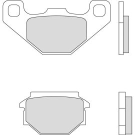 PLAQUETTES DE FREIN SERIE - SINTERGRIP - (FA372R) ARRIÈRE