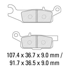 PLAQUETTES DE FREIN SERIE - SINTERGRIP - (FA446R)