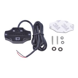 VOLTMÈTRE DE BATTERIE UNIVERSEL À AFFICHAGE DEL ET BOÎTE IMPERMÉABLE 11V-16V 