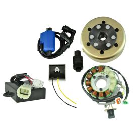 STATOR 200W + RÉGULATEUR + CDI + BOBINE D'ALLUMAGE + VOLANT MOTEUR + EXTRACTEUR (YAMAHA)