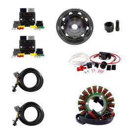 STATOR SPLYT 900W + RÉG. + ISOLATEUR DE BATTERIE + VOLANT D'INERTIE + EXTRACTEUR (POLARIS)